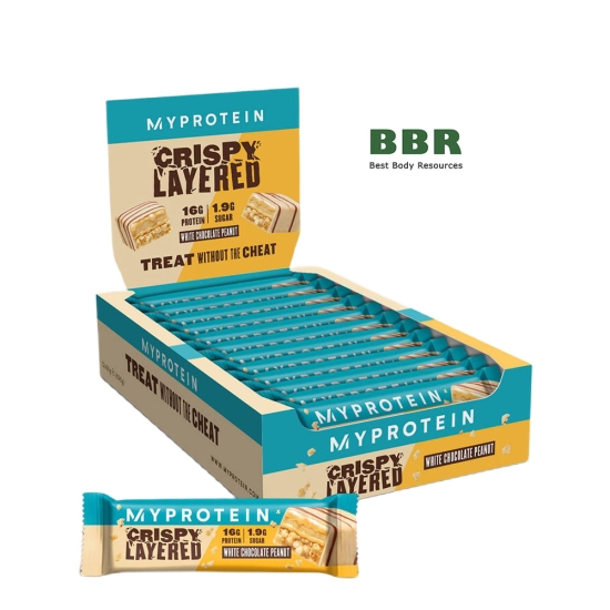 Crispy Layered Bar 58g, MyProtein фото