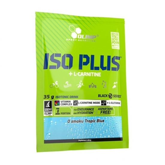 Iso Plus Powder 1 Serving 35g, Olimp (Tropic blue) фото