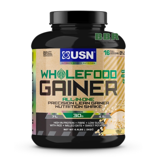 WholeFood Gainer 2kg, USN картинка WholeFood Gainer 2kg, USN фото