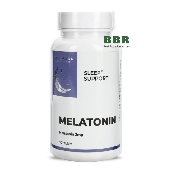 Melatonin 3mg 90 Tabs, Progress Nutrition картинка Melatonin 3mg 90 Tabs, Progress Nutrition фото