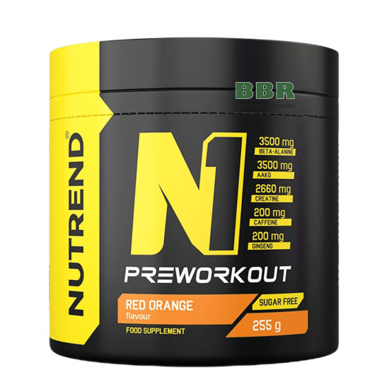 N1 Preworkout 255g, NUTREND фото