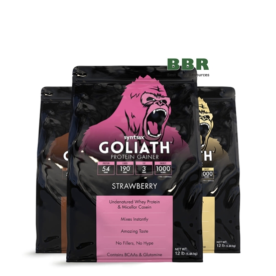 Goliath Protein Gainer 5440g, Syntrax картинка Goliath Protein Gainer 5440g, Syntrax фото