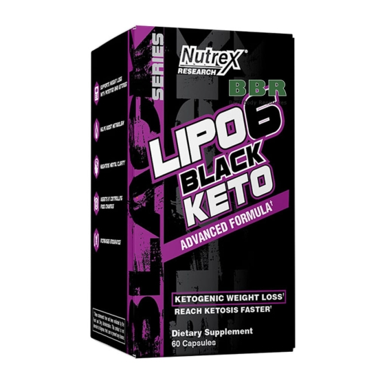 Lipo 6 Black KETO 60 Caps, Nutrex фото