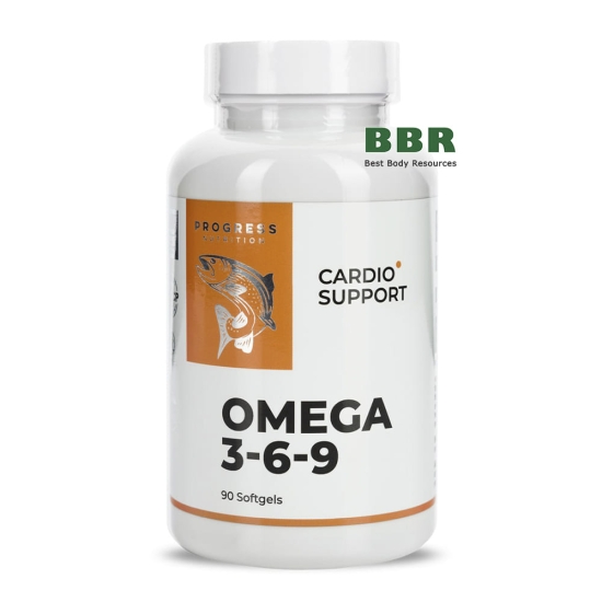 Omega 3 6 9 90 Softgels, Progress Nutrition фото