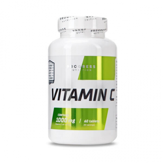 Vitamin C 1000mg 60 Tabs, Progress Nutrition фото