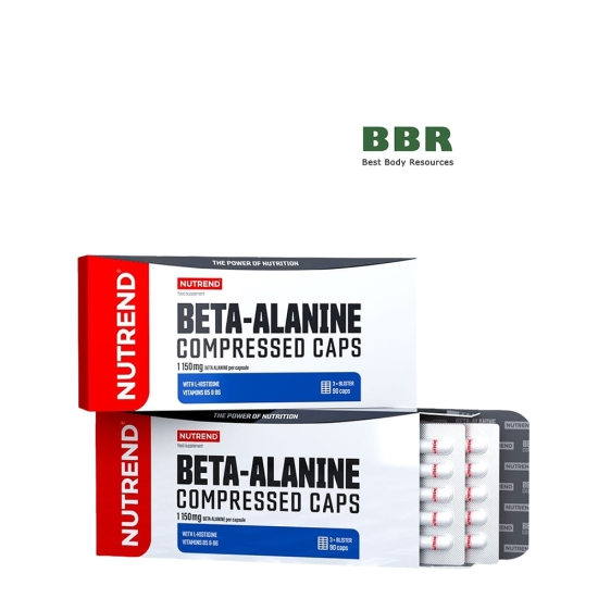 Beta-Alanine 1150mg Compressed 90 Caps, Nutrend фото
