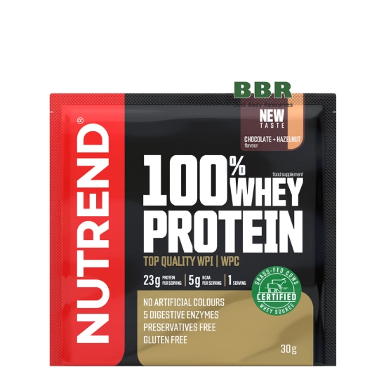 100% Whey Protein 1 Serving 30g, Nutrend фото