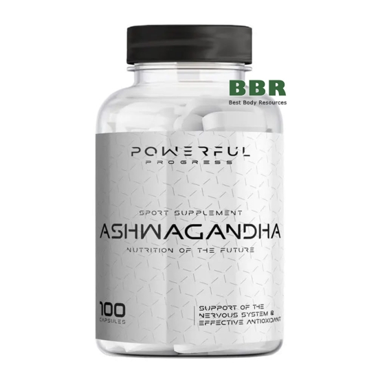 Ashwagandha 100 Caps, Powerful Progress фото