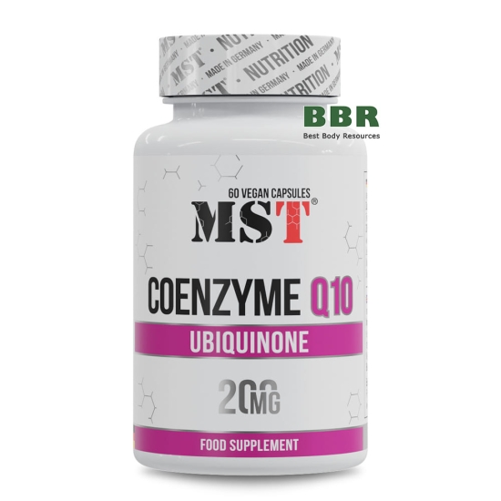 Ubiquinone Coenzyme Q10 200mg 60 Veg Caps, MST фото