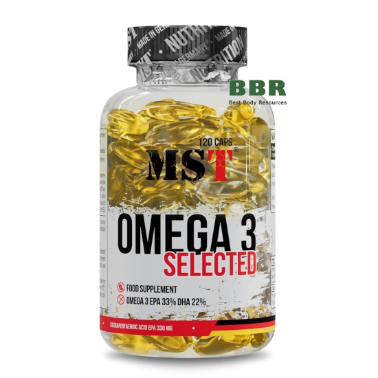 Omega 3 Selected 550mg EPA DHA 120 Caps, MST фото