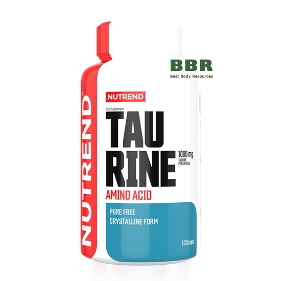 Taurine 1000mg 120 Caps, Nutrend фото