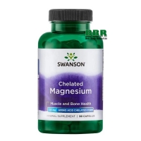 Chelated Magnesium 133mg 90 Caps, Swanson