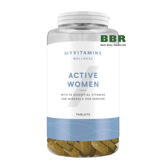 Multivitamin Active Women 120 Tabs, MyProtein фото