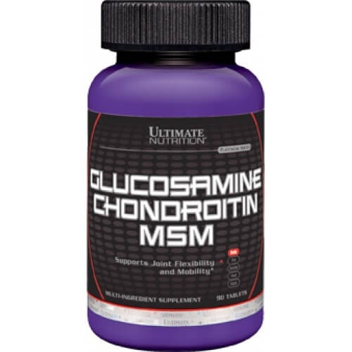 Glucosamine & Chondroitin MSM 90 Tabs, Ultimate Nutrition картинка Glucosamine & Chondroitin MSM 90 Tabs, Ultimate Nutrition фото