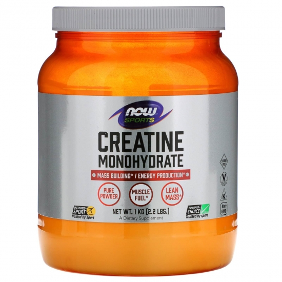 Creatine Monohydrate 1000g, NOW Foods фото
