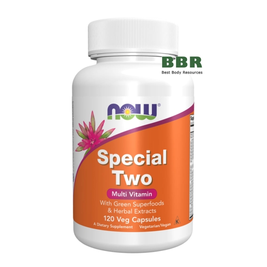 Special Two Multi Vitamin 120 Veg Caps, NOW Foods фото