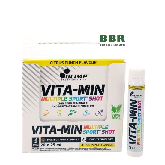 Vita-Min Multiple Sport Shot 25ml, Olimp фото