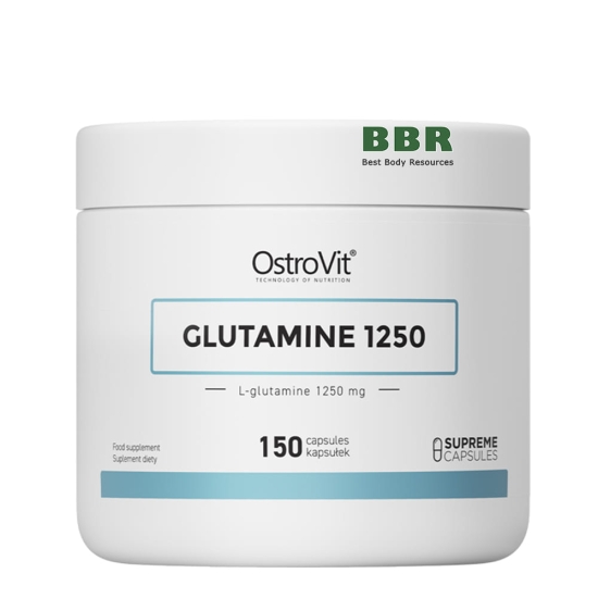 Glutamine 1250 150 Caps, OstroVit фото