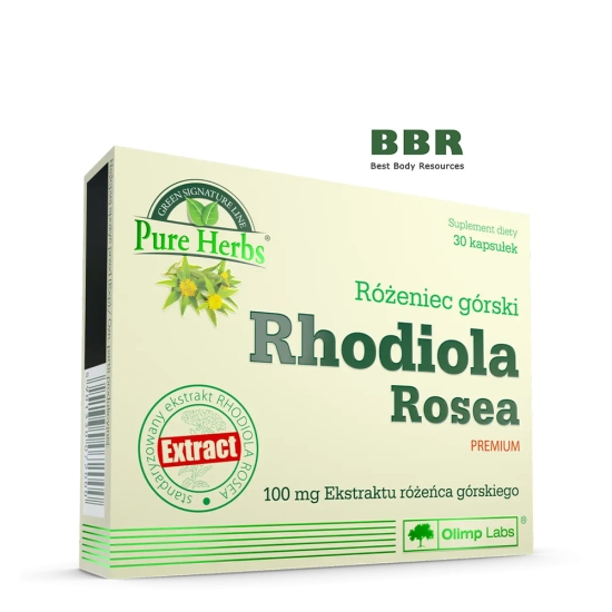 Rhodiola Rosea 100mg 30 Caps, Olimp фото