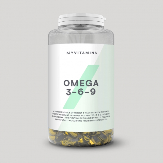 Omega 3-6-9 120 Softgels, MyProtein фото