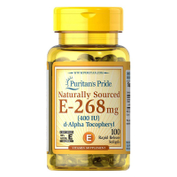Naturally Sourced E-268mg 100 Softgels, Puritans Pride