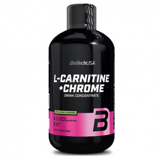 L-Carnitine 35.000 + Chrome Liquid 500ml, BioTechUSA фото