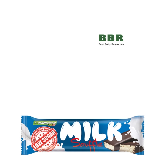 Батончик Healthy Meal Milk Souffle Sugar Free 30g, PowerPro фото