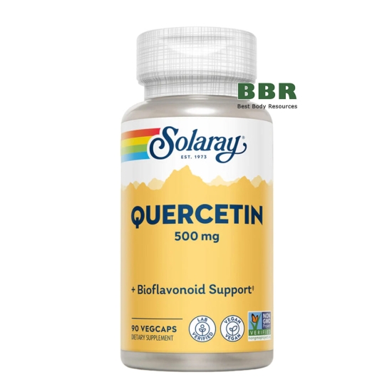 Quercetin 500mg 90 Veg Caps, Solaray картинка Quercetin 500mg 90 Veg Caps, Solaray фото