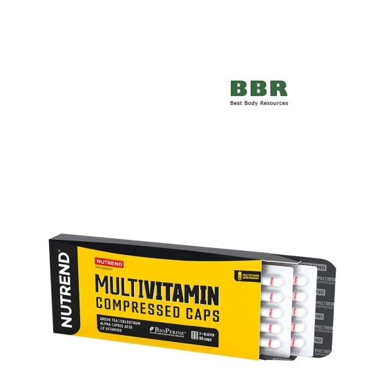 Multivitamin Compressed 60 Caps, NUTREND картинка Multivitamin Compressed 60 Caps, NUTREND фото