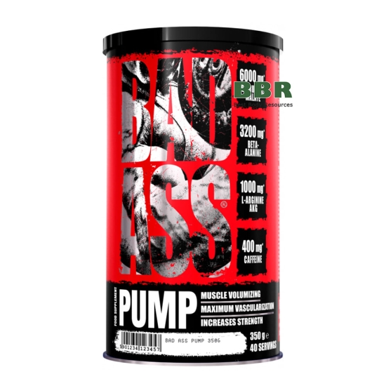 PUMP Pre-Workout 350g, BAD ASS картинка PUMP Pre-Workout 350g, BAD ASS фото