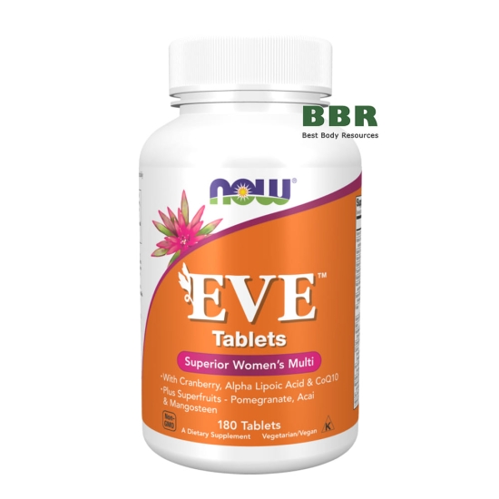 EVE Superior Womens Multi 180 Tabs, NOW Foods фото