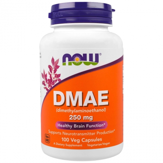 DMAE 250mg 100 Caps, NOW Foods картинка DMAE 250mg 100 Caps, NOW Foods фото