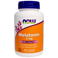 Melatonin 3mg 180 Caps, NOW Foods