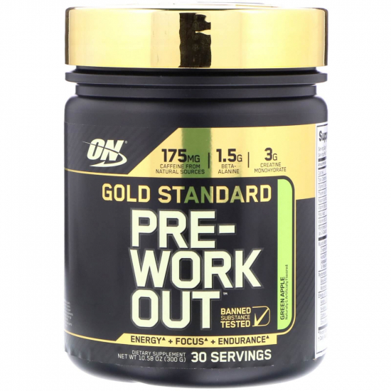 Gold Standard Pre-Workout 300g, Optimum Nutrition картинка Gold Standard Pre-Workout 300g, Optimum Nutrition фото