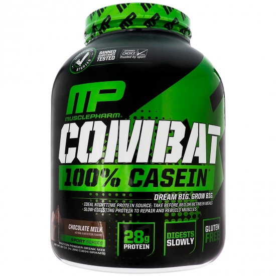 Combat Casein 1814g, MusclePharm фото