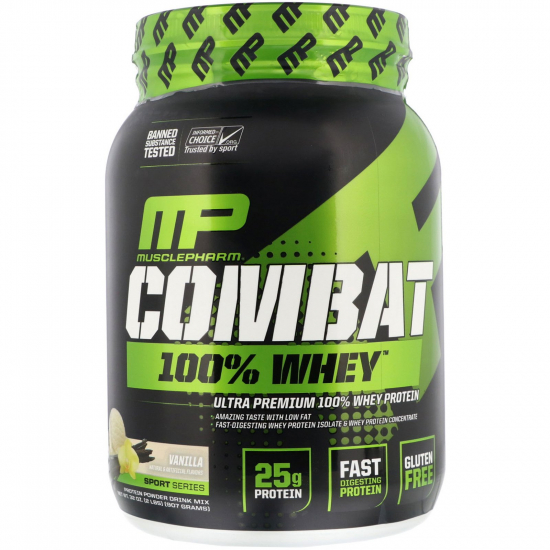 Combat 100% Whey 907g, MusclePharm фото