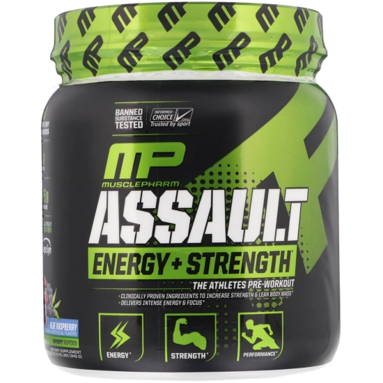 Assault Energy + Strength 345g, MusclePharm картинка Assault Energy + Strength 345g, MusclePharm фото