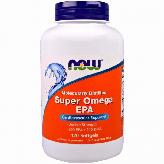 Super Omega EPA 120 Softgels, NOW Foods фото
