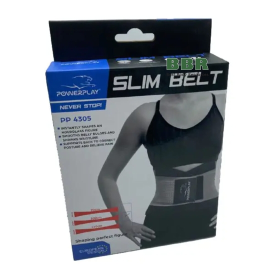 Пояс-корсет для поддержки спины 4305 Black/Grey, Power Play фото