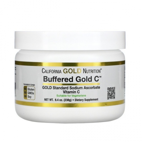 Buffered Vitamin C 238g, California GOLD Nutrition фото