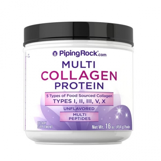 Multi Collagen Protein 454g, PipingRock фото