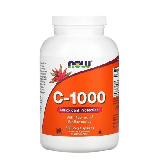 Vitamin C-1000 500 Caps, NOW Foods (caps) фото