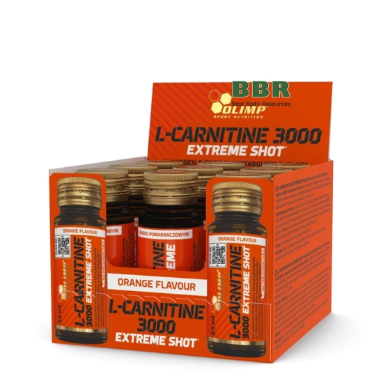 L-carnitine 3000 Extreme Glass Shot 25ml, Olimp фото