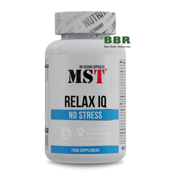 Relax IQ No Stress 90 Veg Caps, MST фото