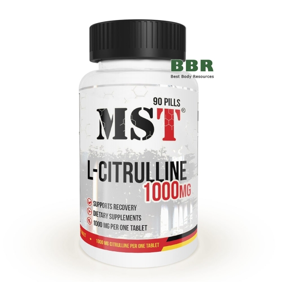 L-Citrulline 1000mg 90 Tabs, MST фото
