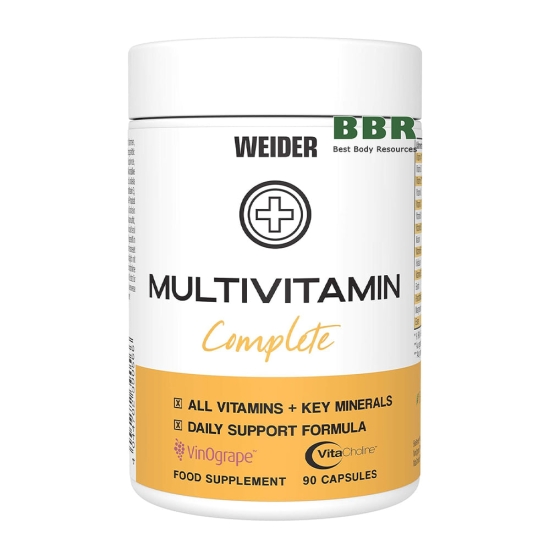 Multivitamin Complete 90 Caps, Weider фото