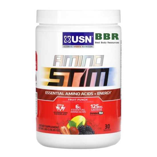 Amino STIM Energy 30 Servings 285g, USN картинка Amino STIM Energy 30 Servings 285g, USN фото