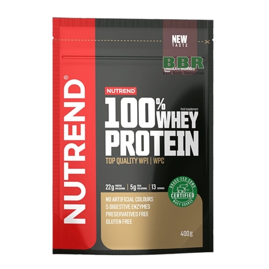 100% Whey Protein 400g, Nutrend фото