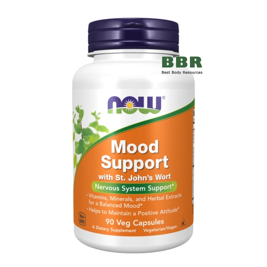 Mood Support 90 Veg Caps, NOW Foods фото