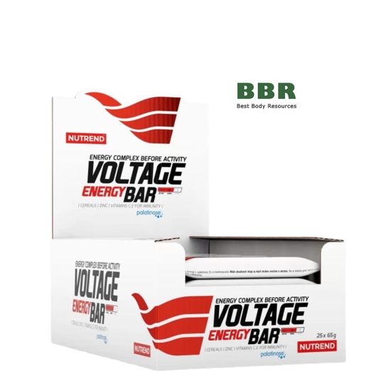 Voltage Energy Bar 65g, NUTREND фото